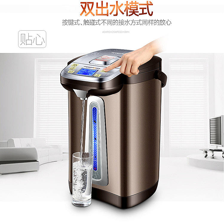 韩国现代5L智能调温电热水瓶 一壶多能，畅享品质饮水生活